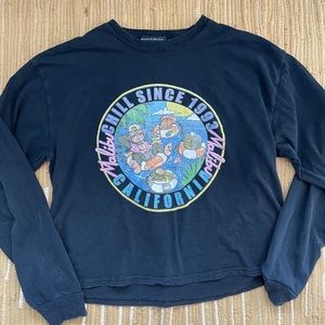 Brandy cropped graphic long sleeve LNC 🌟RARE🌟